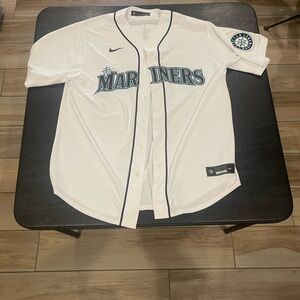 Official Nike Kyle Lewis Seattle Mariners Jersey - White